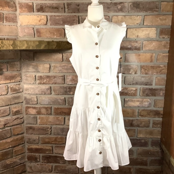 Calvin Klein Dresses & Skirts - CALVIN KLEIN Tiered/Ruffled A-Line Boho Dress